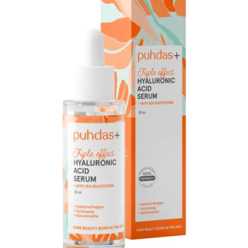 Puhdas+ Luonnonkosmetiikka-Hyaluronihapposeerumi 30 Ml Triple Effect Tyrni