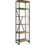 Chic Home Pienkalusteet-Hyllykkö 50 X 35 X 180 Cm Suvi