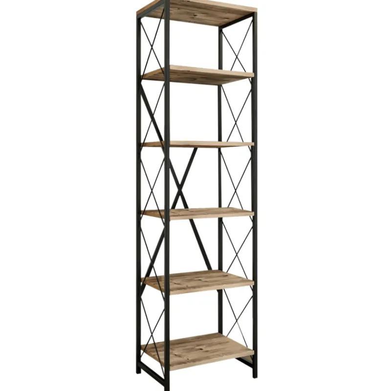 hyllykk-chic-home-50-x-35-x-18-aVRzoiml-0.webp Chic Home Pienkalusteet-Hyllykkö 50 X 35 X 180 Cm Suvi