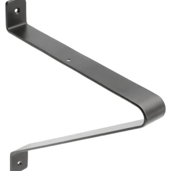 Element System Hyllyjärjestelmät-Hyllynkannatin Gala 250 X 220 X 30 Mm, Mattamusta