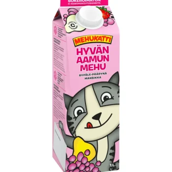 Mehukatti Mehut, Mehutiivisteet Ja Glögit^Hyvän Aamun Mehu 1 L Rypäle-päärynä-mansikka