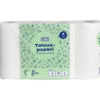 Iisi Talouspaperit^Talouspaperi 4 Rl Valkoinen