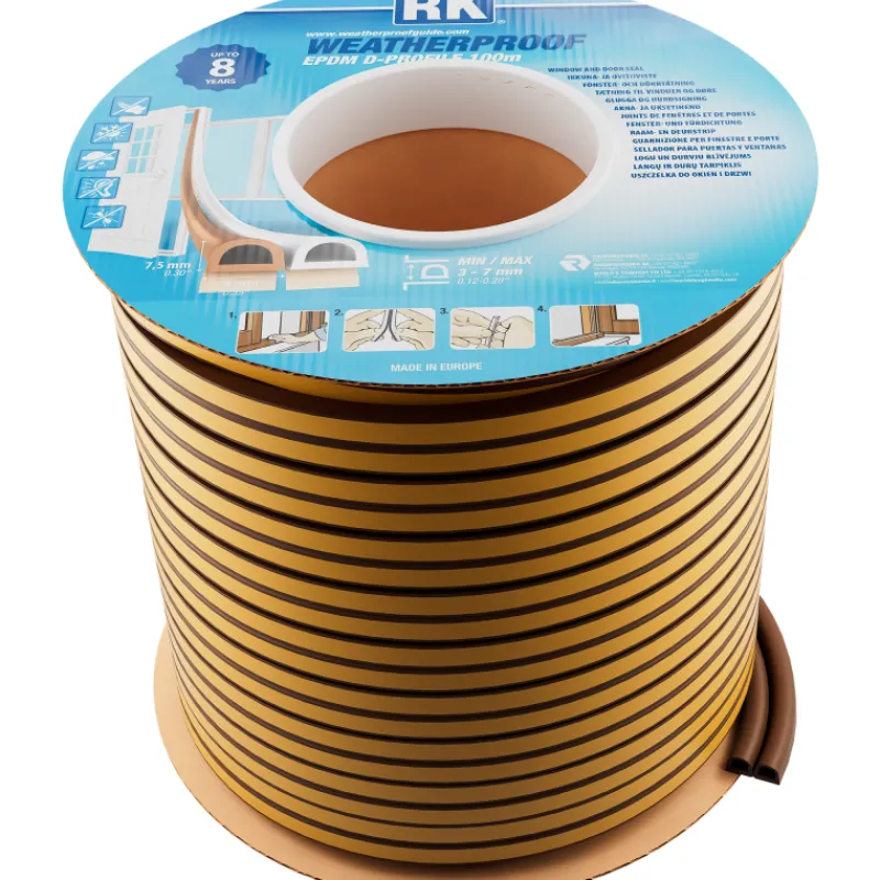 ikkuna-ja-ovitiiviste-epdm-d-xtciLpDB-0.webp Rk Teipit-Ikkuna- Ja Ovitiiviste EPDM D-profiili Ruskea 100 M