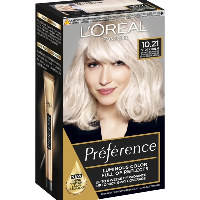 infinia-kestovri-1021-stockhol-DizDiwrn-0.webp Loreal Preference Hiusvärit^Infinia Kestoväri 10.21 Stockholm Extra Light Pearl Blonde