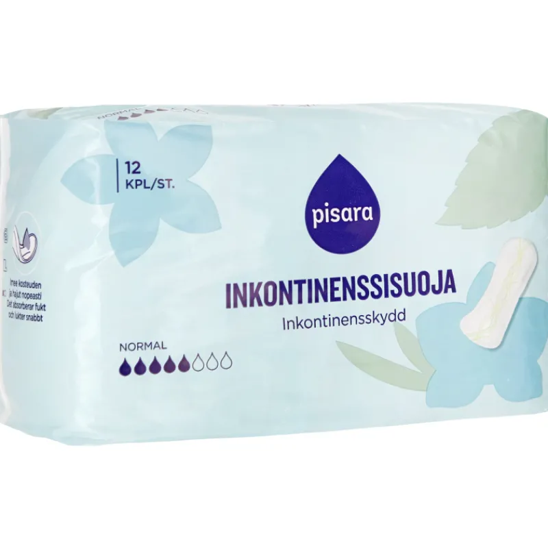 inkontinenssisuoja-pisara-12-k-QVnKPShY-0.webp Pisara Intiimihygieniasuojat^Inkontinenssisuoja 12 Kpl Normal