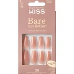 Kiss Kynsikosmetiikka^Irtokynnet Bare But Better Nude Glow