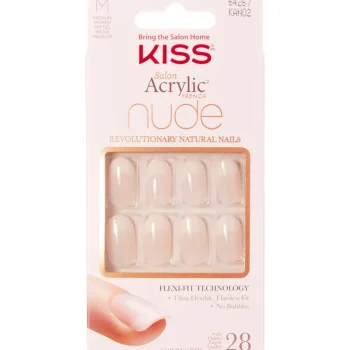 Kiss Kynsikosmetiikka^Irtokynsi Salon Acrylic Nude French Oval