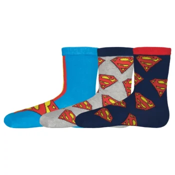 Superman Lasten Sukat Ja Sukkahousut-Isompien Lasten Sukat 3 Pr/pkt
