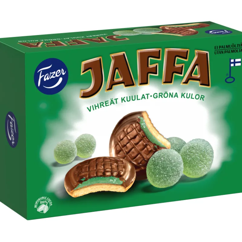 jaffa-keksi-fazer-300-g-vihret-xIikRWLx-0.webp Fazer Keksit^Jaffa-keksi 300 G Vihreät Kuulat