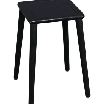 Kotikulta Pienkalusteet-Jakkara 30 X 30 X 47 Cm Ivalo Pinottava Musta