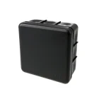 Harju Sähköasennustarvikkeet-Jakorasia PK14 Musta 85x85 IP65 Hiili