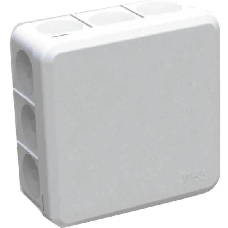 jakorasia-pinta-ip65-10-kpl-85-dMwWjUqv-0.webp Egant Sähköasennustarvikkeet-Jakorasia Pinta IP65, 10 Kpl, 85 X 85 X 38 Mm, 440V/AC