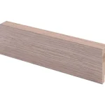 Art Listat Ja Kynnykset-Jalkalista Aava R2 Lam Valkolakattu Tammi 12x42x2700, 10 Kpl