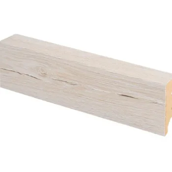 Art Listat Ja Kynnykset-Jalkalista R2 MDF AitoTunne Tuhka 16x42x2750, 10 Kpl