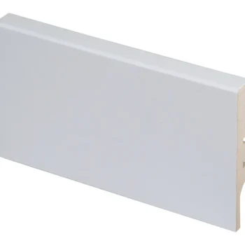Maler Listat Ja Kynnykset-Jalkalista Aava R2 MDF Valkoinen E0 12x70x2750, 5 Kpl