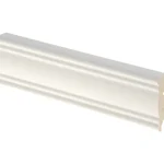 Maler Listat Ja Kynnykset-Jalkalista Aura 12x42x2750 Valkoinen, 10 Kpl