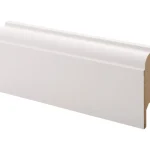 Maler Listat Ja Kynnykset-Jalkalista Koski MDF Valkoinen E0 16x65x2750, 5 Kpl