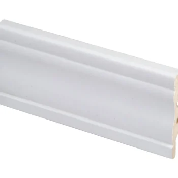 Maler Listat Ja Kynnykset-Jalkalista Kuru MDF Mel Valkoinen E0 12x58x2750, 5 Kpl