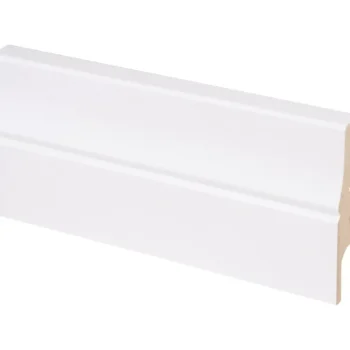 Maler Listat Ja Kynnykset-Jalkalista Piirto MDF Valkoinen E0 16x70x2750, 5 Kpl