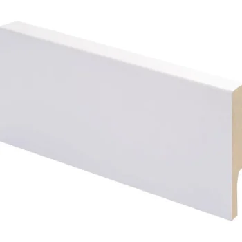 Maler Listat Ja Kynnykset-Jalkalista R2 MDF MR Lam Valkoinen 14x70x2800, 5 Kpl