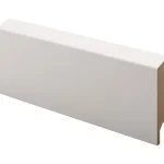 Maler Listat Ja Kynnykset-Jalkalista Siru MDF Valkoinen E0 16x65x2750, 5 Kpl