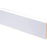 Smart Listat Ja Kynnykset-Jalkalista Aava Valkoinen 12x52x3300, 5 Kpl