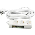 Energy+ Jatkojohdot-Jatkojohto 5 M, 3 Pistorasiaa