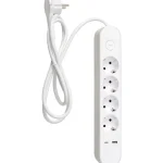 Airam Jatkojohdot-Jatkojohto Trend 4-os + 2 USB 1,4 M