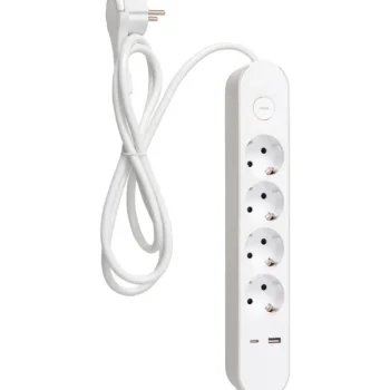 Airam Jatkojohdot-Jatkojohto Trend 4-os + 2 USB 1,4 M