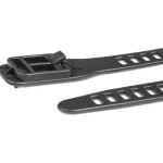 Hellermantyton Kaapelit-Johdinside Softfix 7x260 Mm Musta S, 12 Kpl