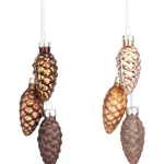 Mica Sesonkikoristeet-Joulukuusenkoriste Kävyt Ruskea