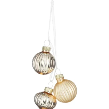 Mica Sesonkikoristeet-Joulukuusenkoriste Shampanja