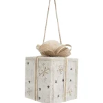 Miny Sesonkikoristeet-Joulukuusenkoriste Lahjapaketti LED-valolla