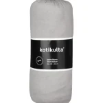 Kotikulta Vuodevaatteet-Joustojerseylakana 120 X 200 + 30 Cm Harmaa