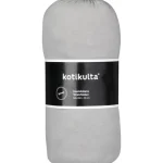 Kotikulta Vuodevaatteet-Joustojerseylakana 160 X 200 + 30 Cm Harmaa