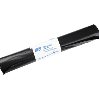 Iisi Roskapussit Ja -kassit^Jätesäkki 200 L 5 Kpl Extra Vahva Musta