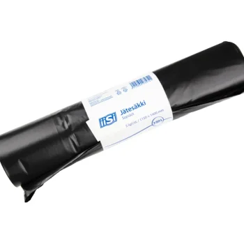 Iisi Roskapussit Ja -kassit^Jätesäkki 250 L 5 Kpl Musta