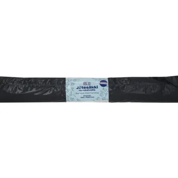 Iisi Roskapussit Ja -kassit^Jätesäkki 200 L 8 Kpl Kantokahvoilla Musta