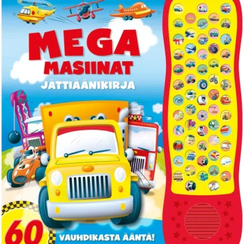 Readme.fi Lasten Kirjat^Jättiäänikirja Megamasiinat - 60 Vauhdikasta ääntä