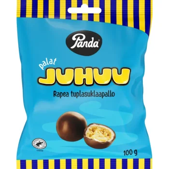 Panda Karkit^Juhuu Tuplasuklaapallo Palat 100 G