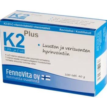 Fennovita Terveysravinteet Ja -valmisteet^K2 Plus 200 u00b5g 100 Kpl
