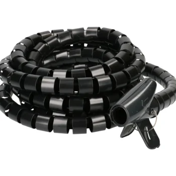 Egant Sähköasennustarvikkeet-Kaapelinsuoja Musta 3 M