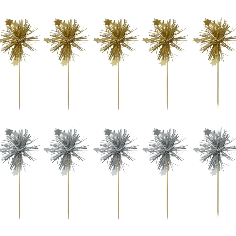 kakkukoriste-lets-party-10-kpl-bbyKQtWz-0.webp Let's Party Sesonkikoristeet-Kakkukoriste 10 Kpl Kulta/hopea