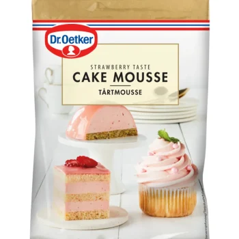 Dr.oetker Leivontamausteet Ja -ainekset^Kakkumousse 96 G Mansikanmakuinen