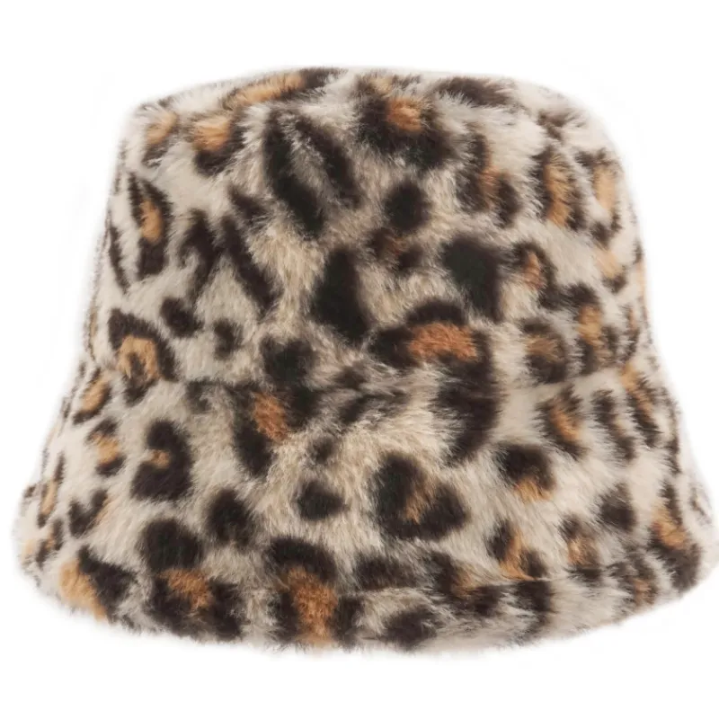 kalastajanhattu-miny-leopardi-FbRAIJEW-0.webp Miny Naisten Asusteet-Kalastajanhattu Leopardi Tekoturkis