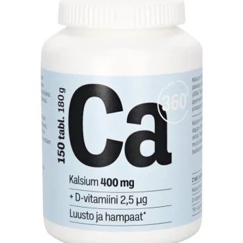 Arki 360u00b0 Terveysravinteet Ja -valmisteet^Kalsium + D-vitamiini 150 Tabl