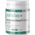Puhdas+ Terveysravinteet Ja -valmisteet^Kalsiumsitraatti 200 Mg 120 G