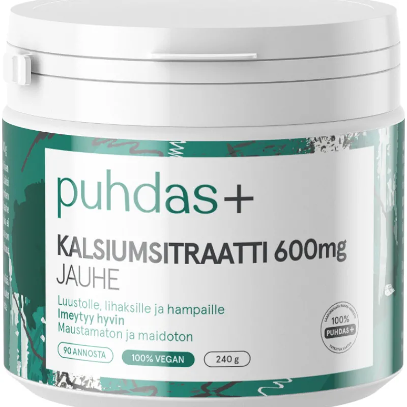 kalsiumsitraatti-puhdas-600-mg-uFbiXVyo-0.webp Puhdas+ Terveysravinteet Ja -valmisteet^Kalsiumsitraatti 600 Mg 240 G