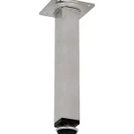 Pisla Pienrauta-Kalustejalka 25x25/100 Harjattu Nikkeli Laipalla