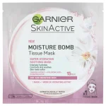 Garnier Skin Active Ihonhoitotuotteet^Kangasnaamio 32 G Moisture Bomb Kuivalle Ja Herkälle Iholle